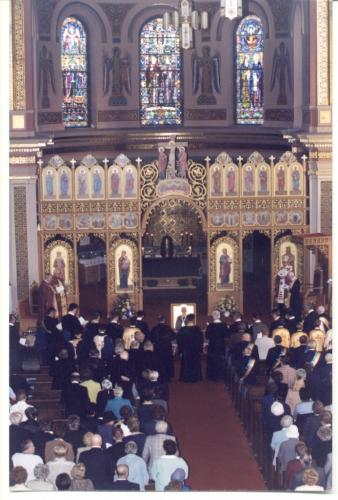 Enshrinement of the relics of Bl. Vasyl, September 2002