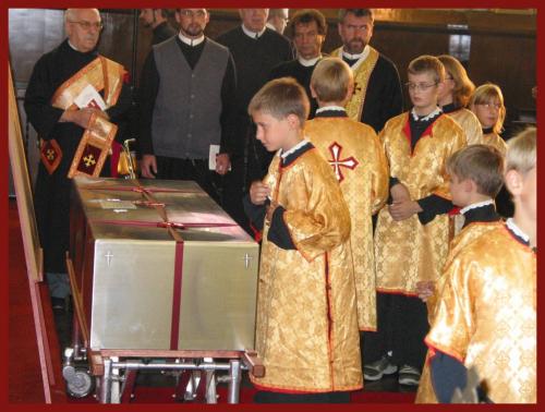 Enshrinement of the relics of Bl. Vasyl, September 2002