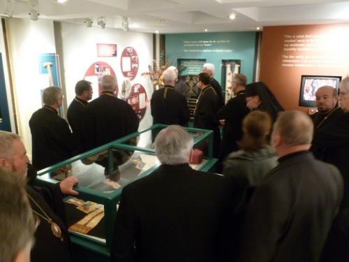 Synod of Bishops visit Museum and the Shrine, September 8, 2012
